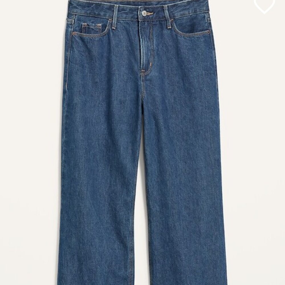 Extra High Waisted Wide-Leg Jeans